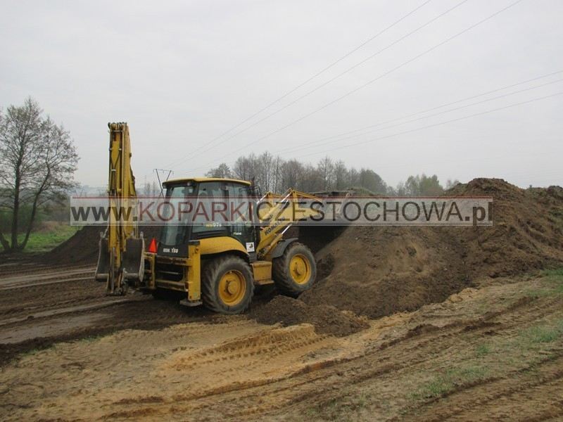 Koparko ladowarka plantowanie terenu czestochowa